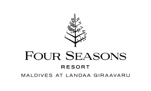 Four Seasons Resort Maldives at Landaa Giraavaru logo with a stylized tree emblem